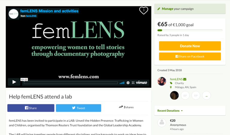 Crowdfunding campaign