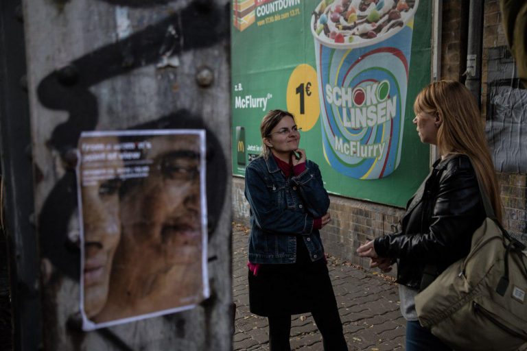 Photo from Street Exhibition “From a Wom*n’s Point of View”