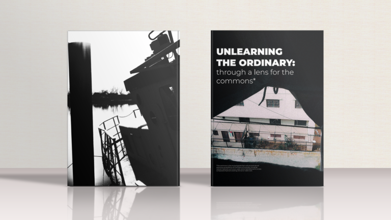Book Unlearning the ordinary: through a lens for the commons